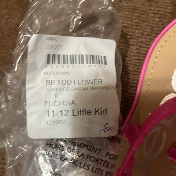 Pink Flower Sandals - Picture 2 of 3